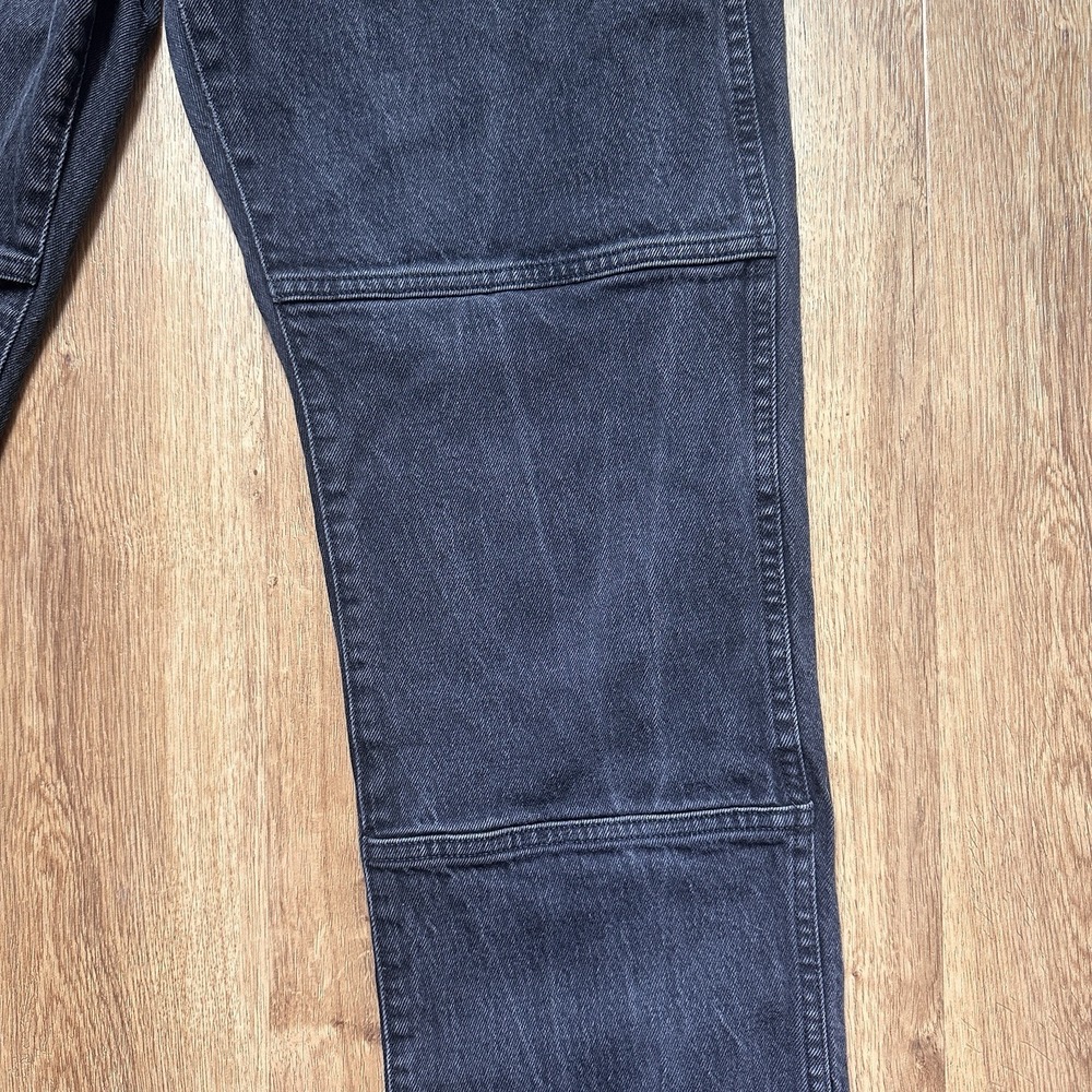 Madewell The 90s Straight Utility Jeans In Washed Black - Picture 6 of 10